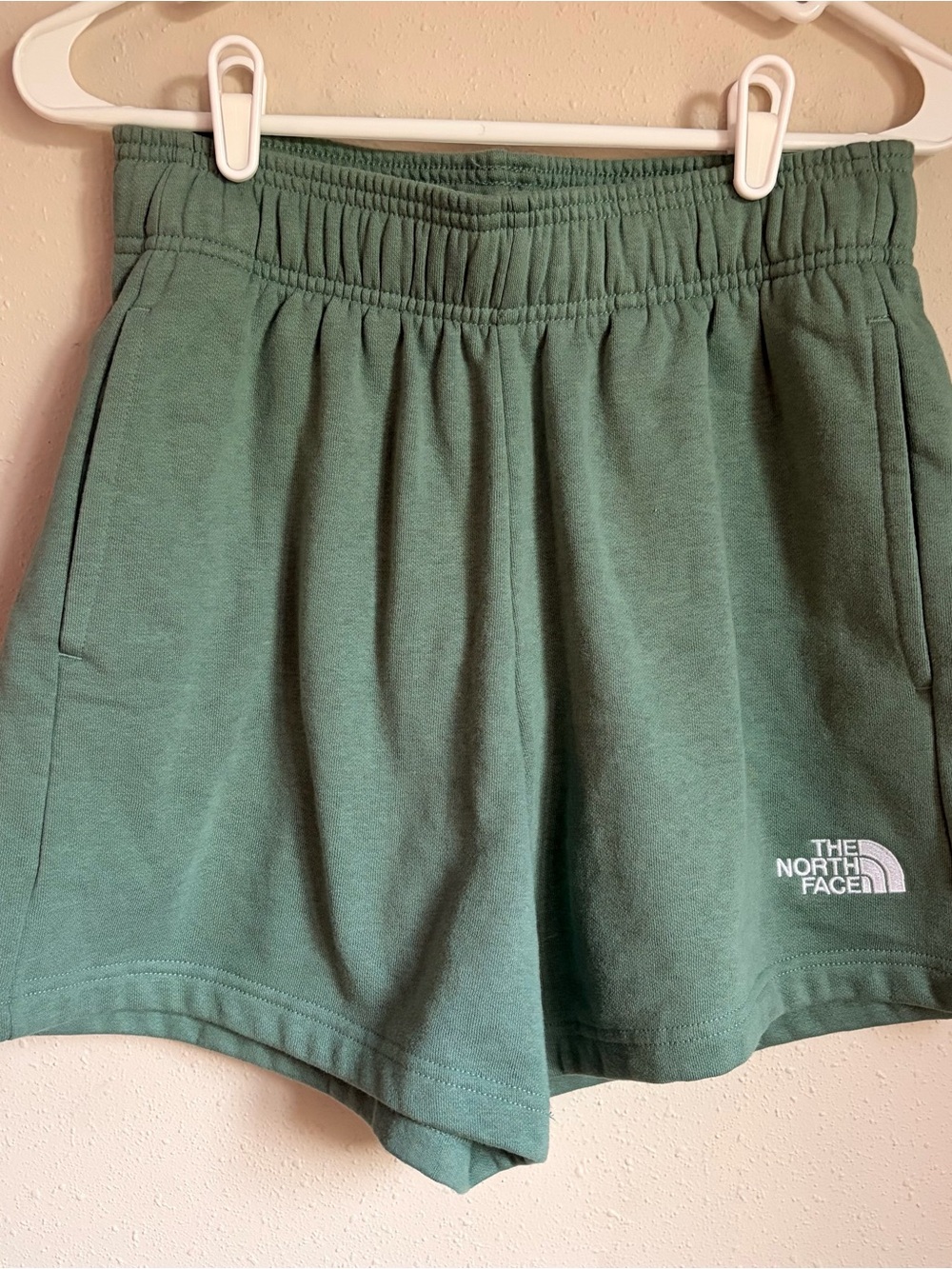 The North Face Women's Forest Green Elastic Waist Athletic Shorts